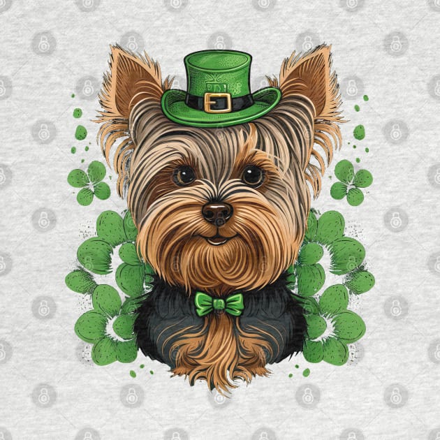 Yorkshire Terrier St. Patrick's Day by JayD World